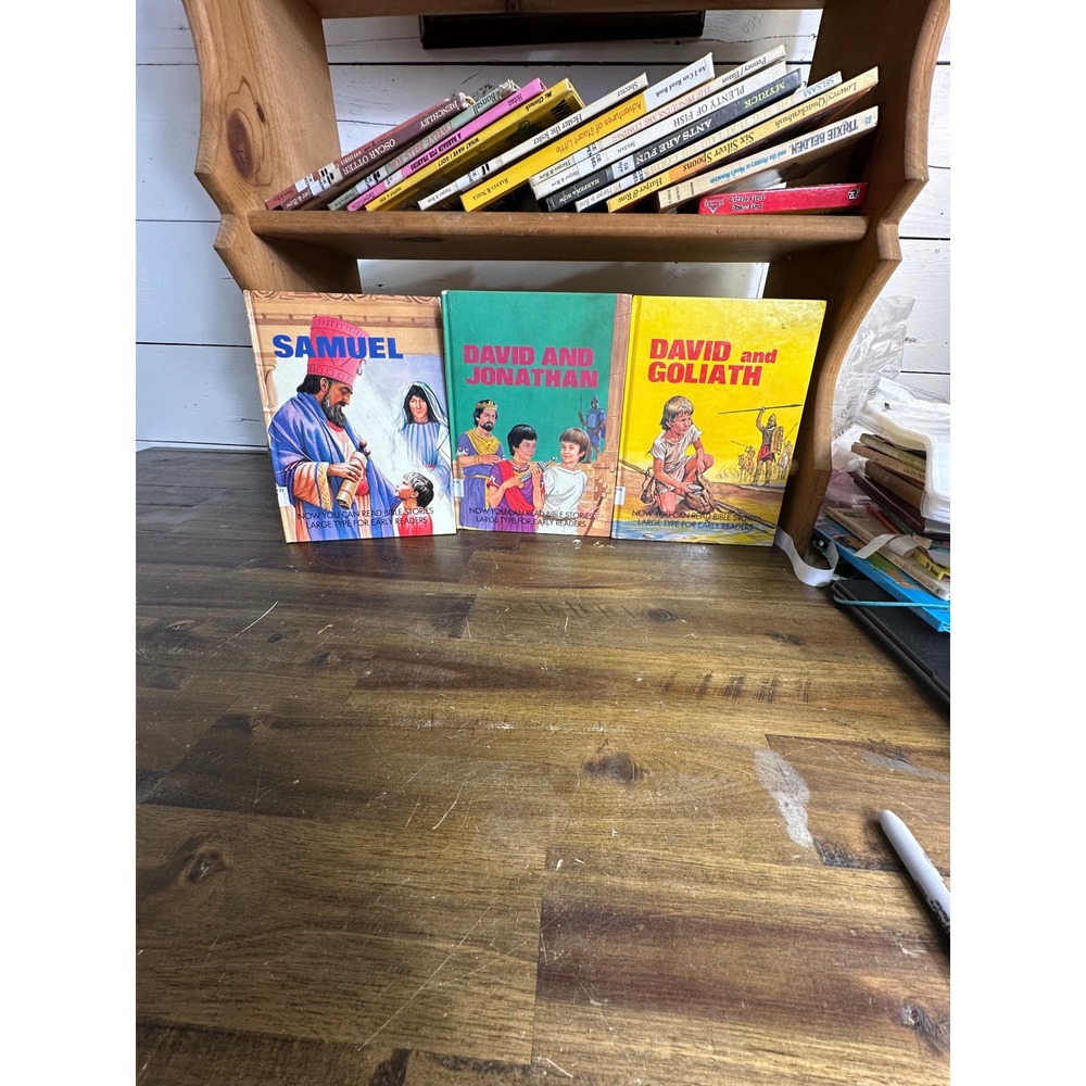 3 Vintage Now You Can Read Bible Stories Samuel David Goliath Thomas Nelson